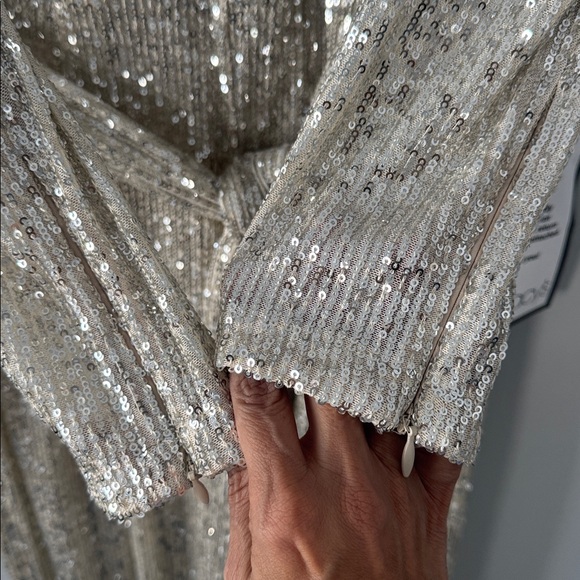 Eliza J Sequined Jumpsuit Brand New with Tags Size 6 - Picture 6 of 13